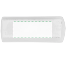 Plastic case with plasters